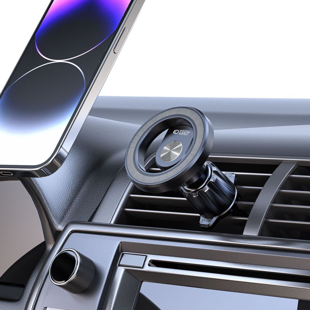Magnetni avtomobilski nosilec Tech-Protect N53 Air Vent, Univerzalen, Črn