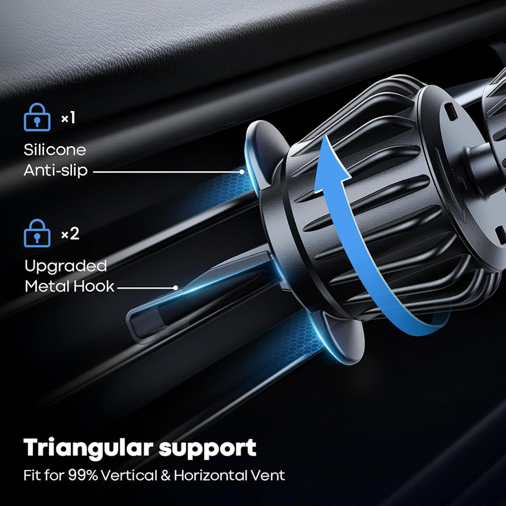 Magnetni avtomobilski nosilec Techsuit S1, Univerzalen, Črn