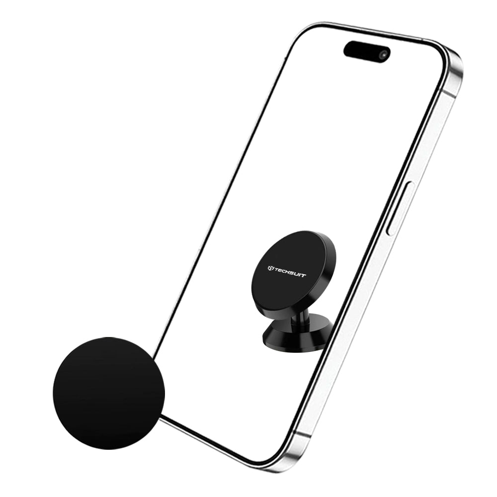 Magnetni avtomobilski nosilec Techsuit S10, Univerzalen, Črn