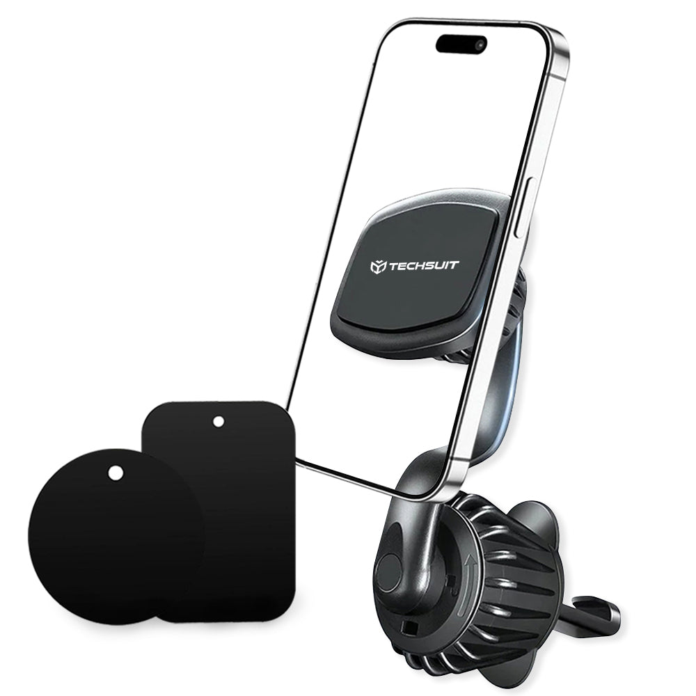 Magnetni avtomobilski nosilec Techsuit S3, Univerzalen, Črn