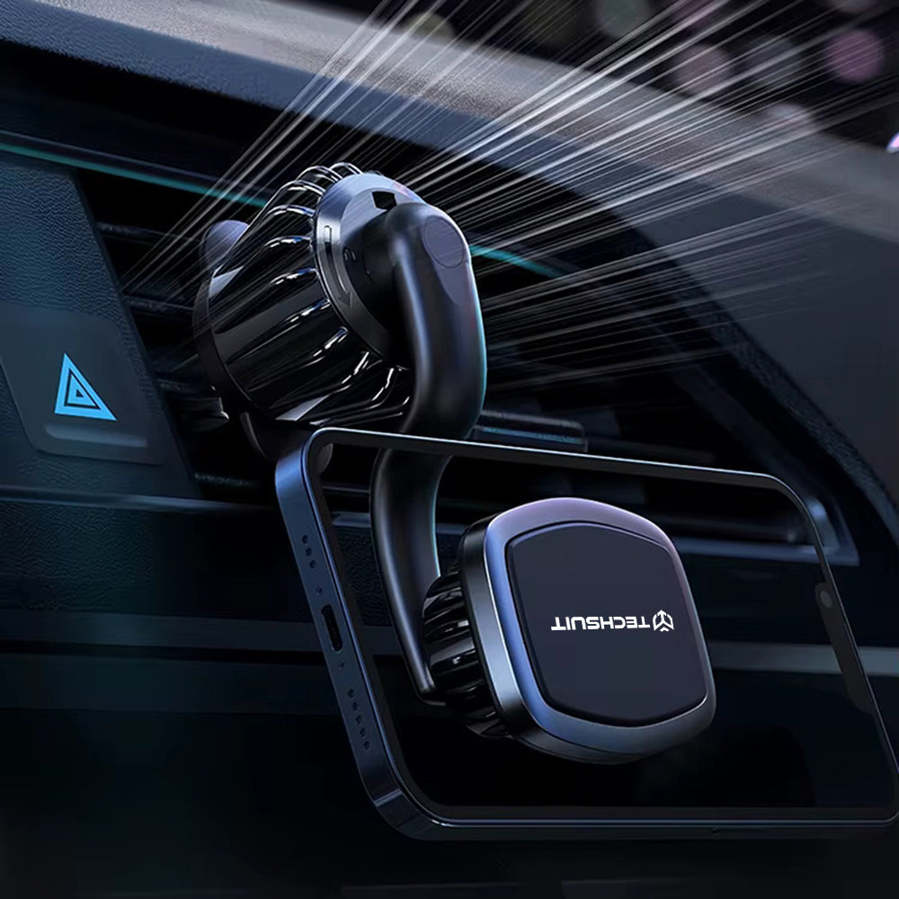 Magnetni avtomobilski nosilec Techsuit S3, Univerzalen, Črn