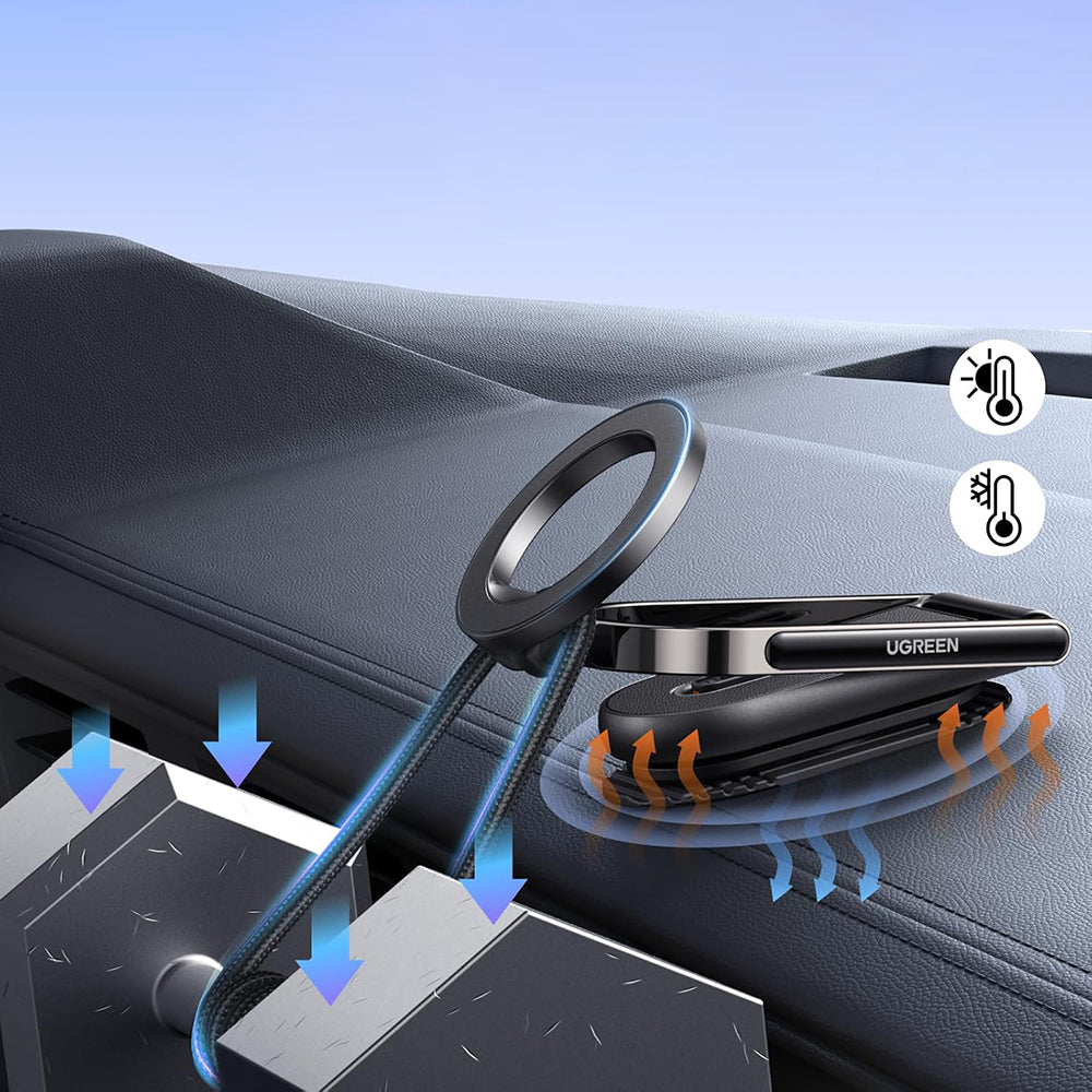 Magnetni avtomobilski nosilec UGREEN LP924 (65186), Univerzalen, Črn