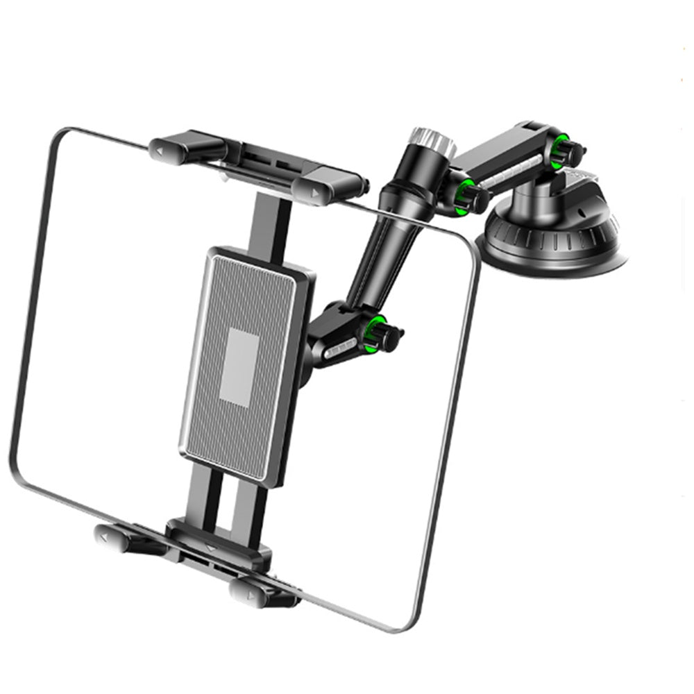 Nosilec za avto Techsuit ST1 za telefon / tablico, 4.7inch - 12.9inch, črn
