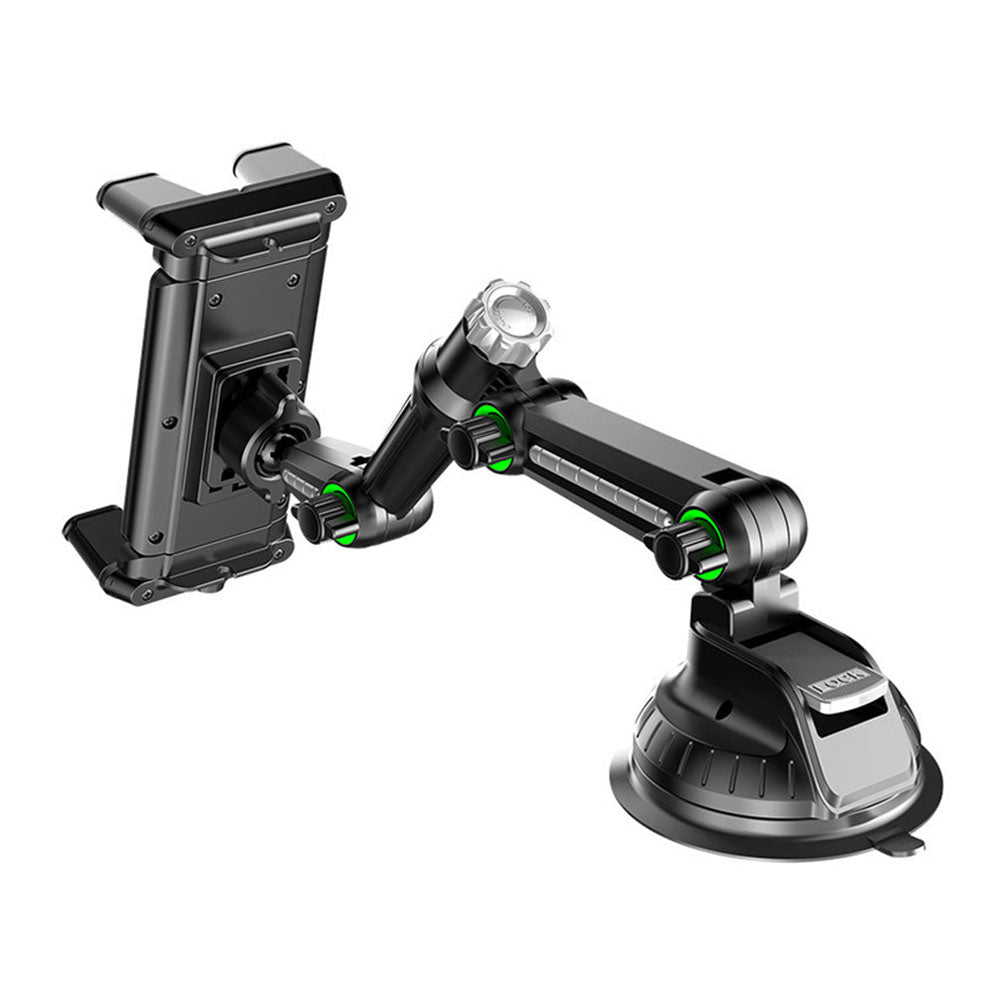 Nosilec za avto Techsuit ST1 za telefon / tablico, 4.7inch - 12.9inch, črn