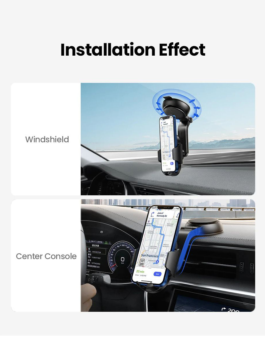 Nosilec za avto UGREEN LP405, Univerzalen, Črn