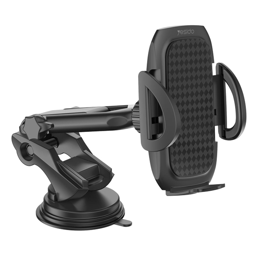 Avtomobilski nosilec Yesido C111, 4.5inch - 6.8inch, črn