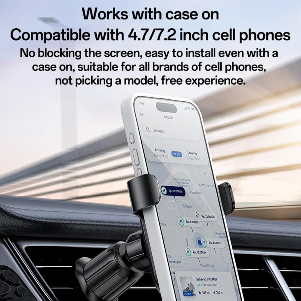 Yesido C247 Car Holder, 4.7inch - 7.2inch, Black