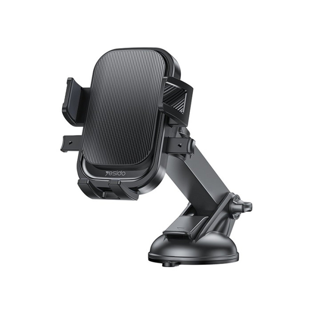 Nosilec za avto Yesido C267, 4.7inch - 7.2inch, črn