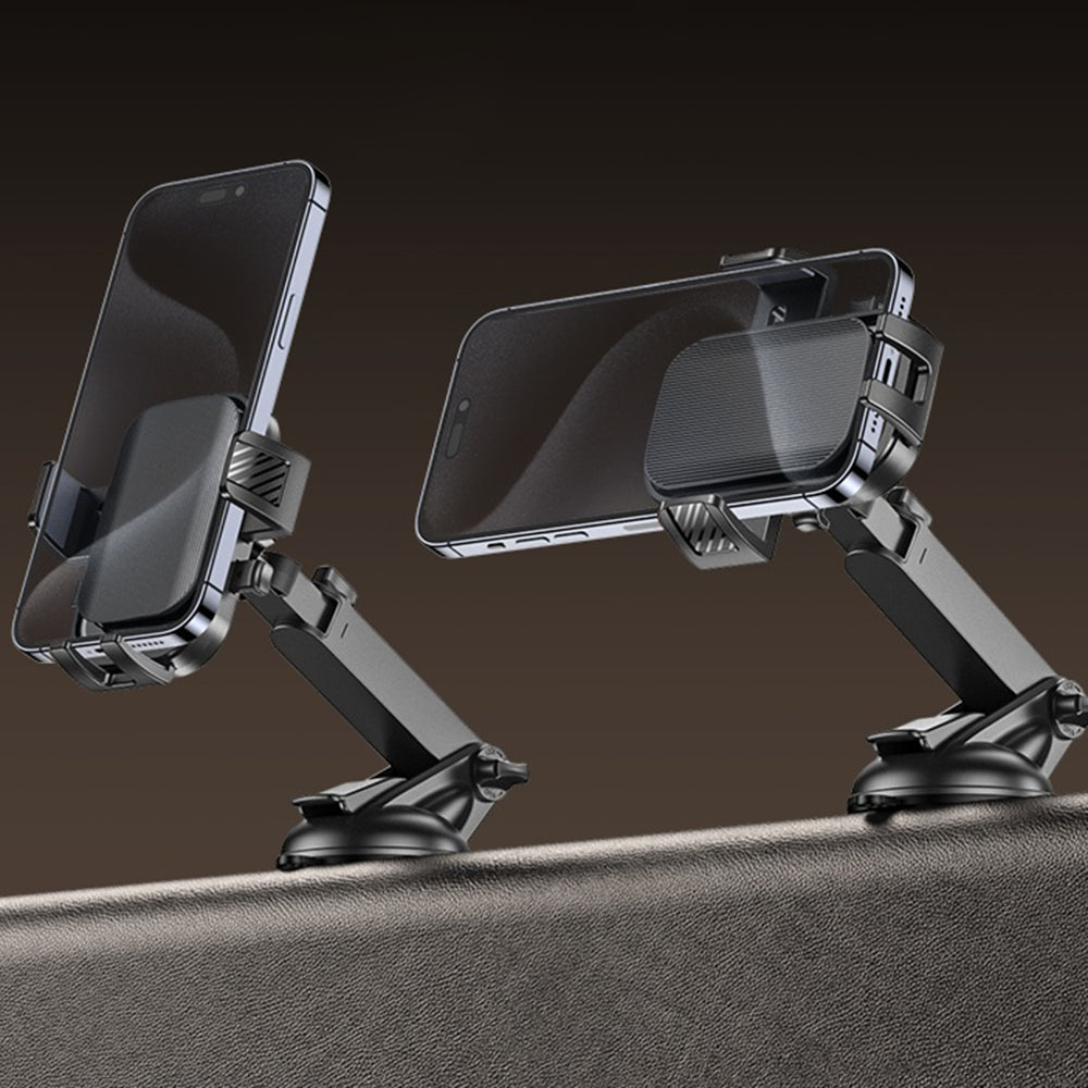 Nosilec za avto Yesido C267, 4.7inch - 7.2inch, črn