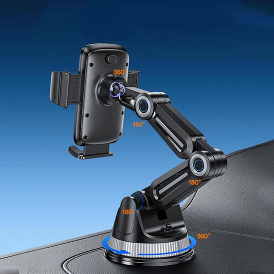 Nosilec za avto Yesido C275, 4.7inch - 7.2inch, črn