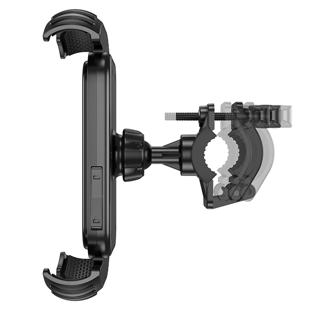Nosilec za kolo motorno kolo Borofone BH105 Basalt, 4.7inch - 7inch, Črn