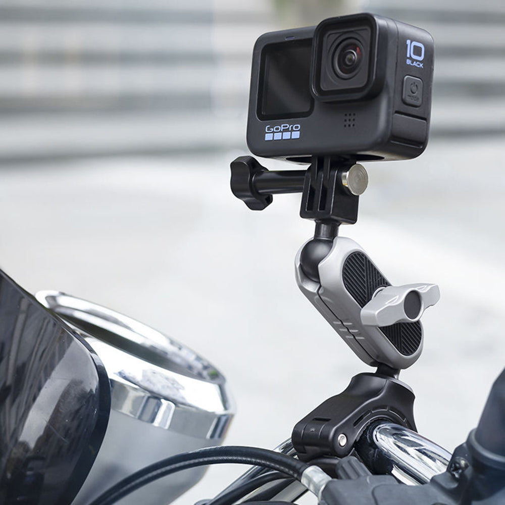Nosilek za kolesarsko športno kamero Techsuit JX-008 za GoPro, siv