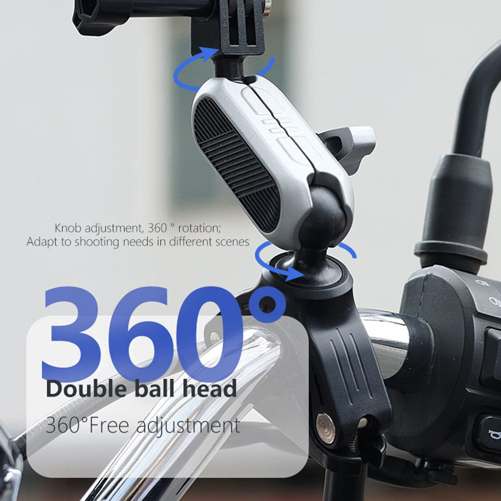 Nosilek za kolesarsko športno kamero Techsuit JX-008 za GoPro, siv