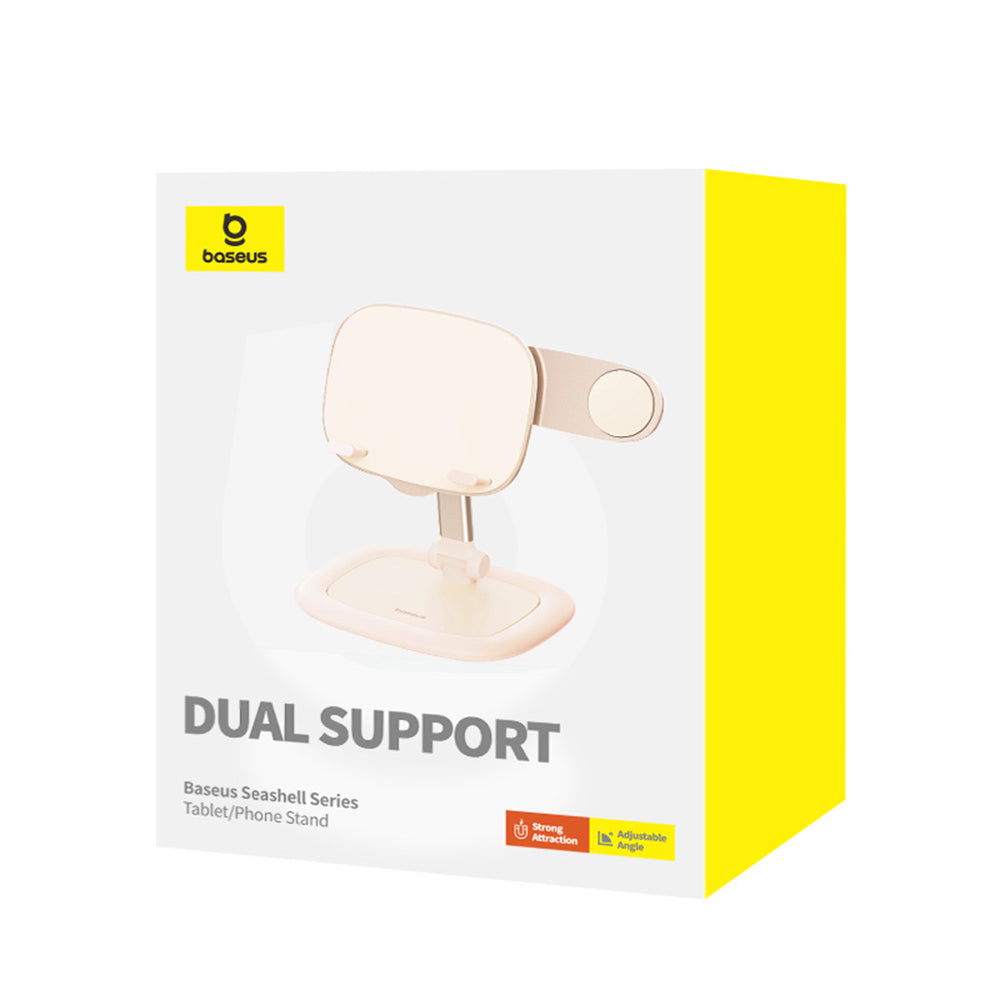 Nosilec za pisalno mizo Baseus Seashell Dual, Univerzalen, Roza B10451501411-00
