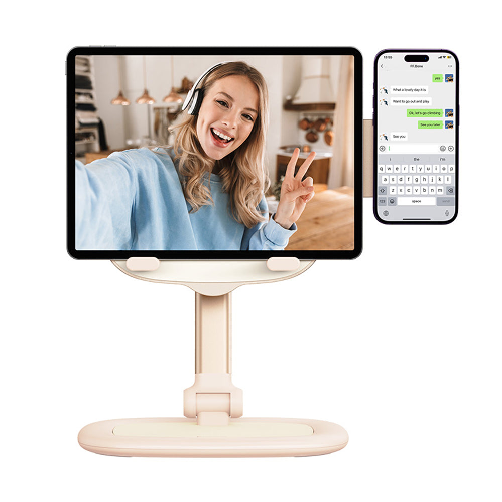 Nosilec za pisalno mizo Baseus Seashell Dual, Univerzalen, Roza B10451501411-00