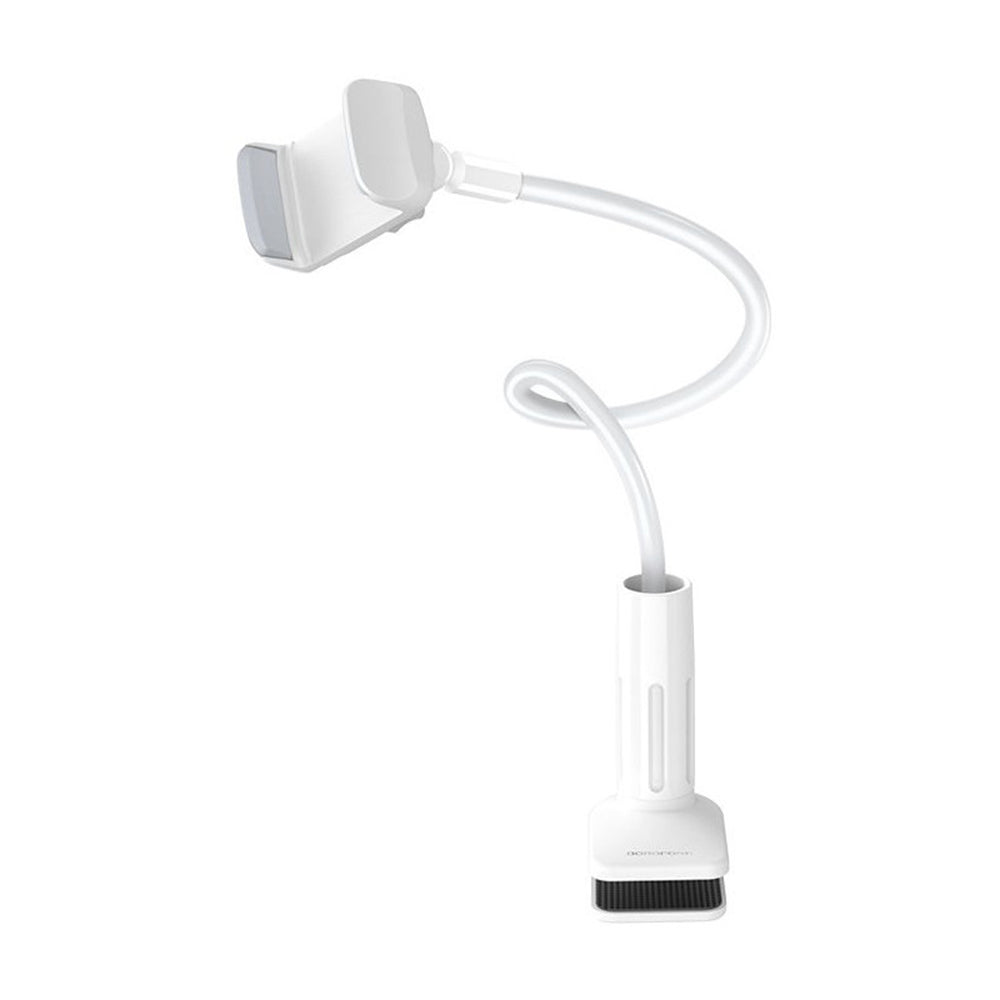 Namizni nosilec Borofone BH23 Bright Shell, 4,5-palčni - 6,5-palčni, bel