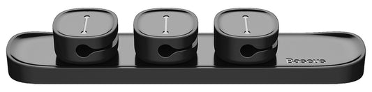 Organizator za kable Baseus Peas, magnetni, črn ACWDJ-01