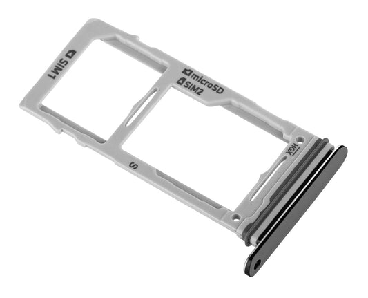 Nosilec za SIM - Samsung Galaxy S9 G960 SIM Card, Dual SIM, črn