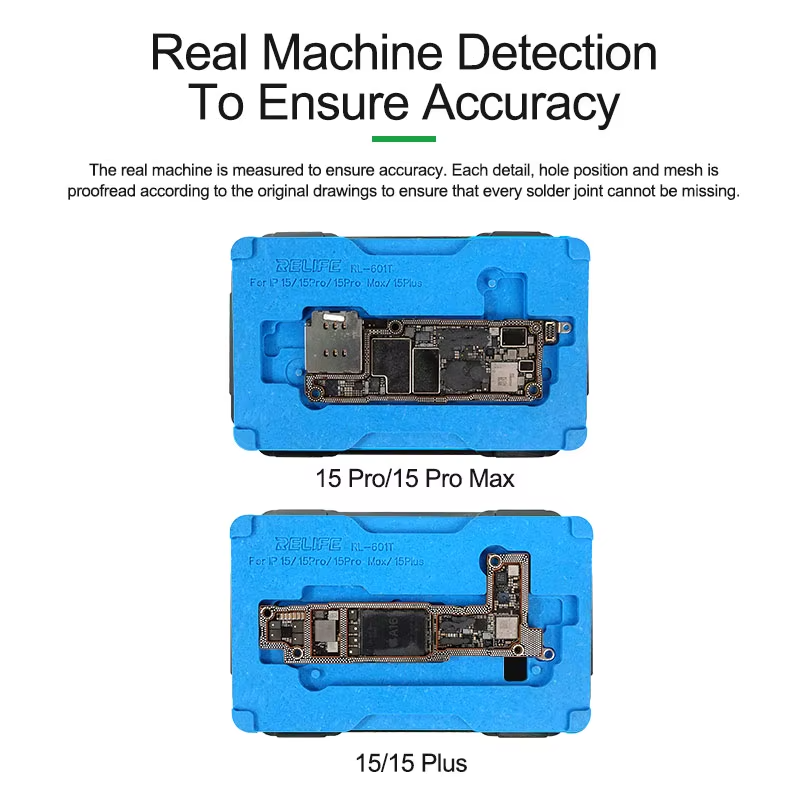 Delovni nosilec Reballing Relife RL-601T za Apple iPhone X - 15 serij