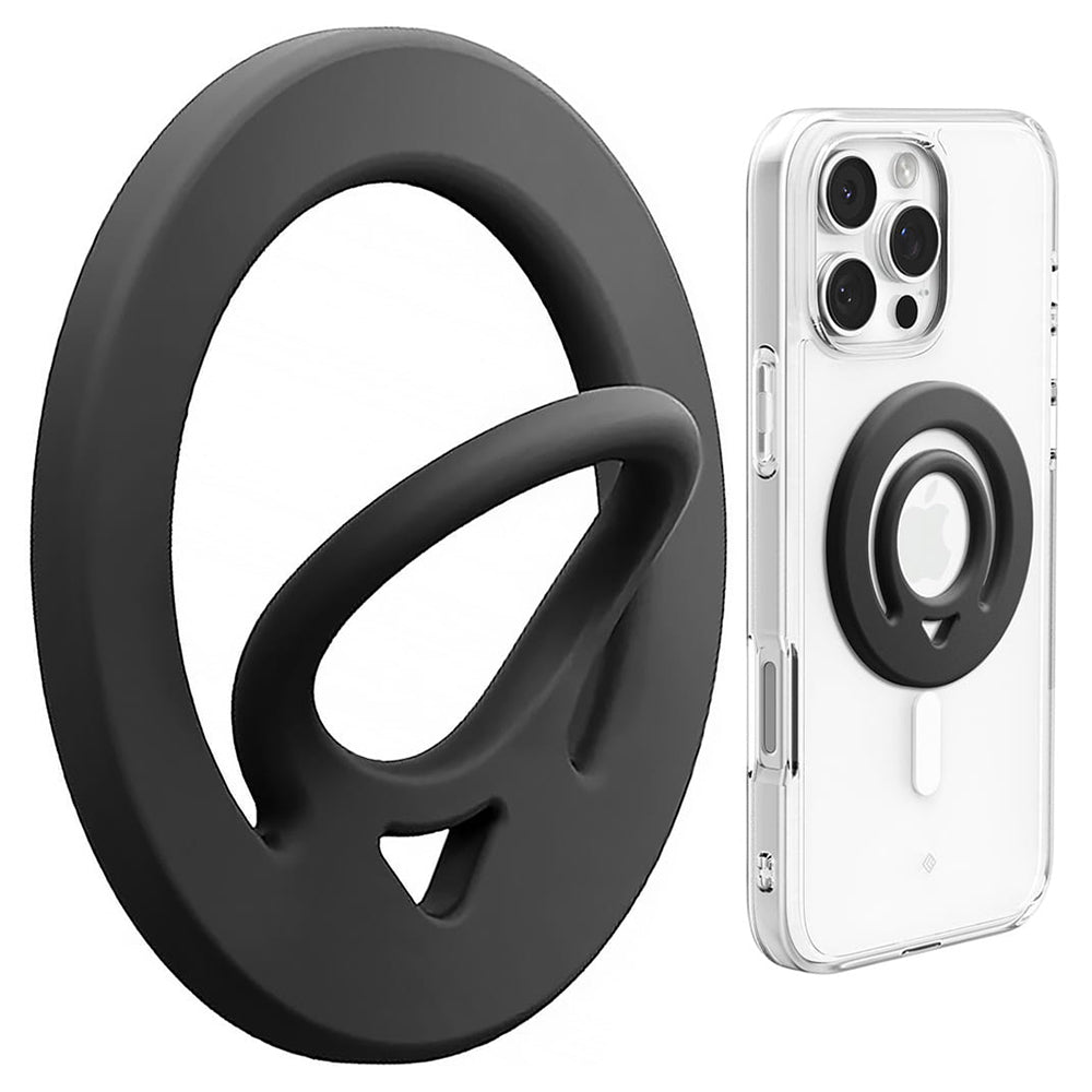 Nosilec prstana Spigen Dual Pop, univerzalen, črn AMP08886