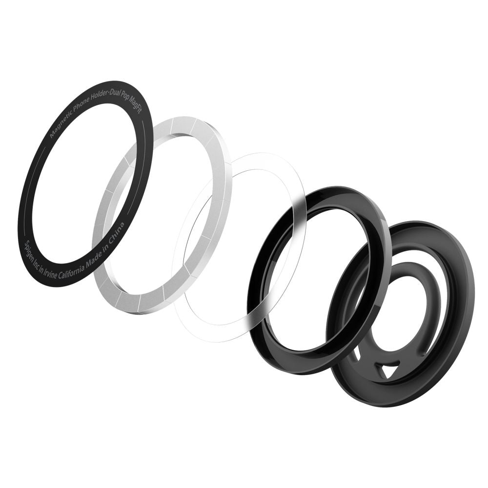 Nosilec prstana Spigen Dual Pop, univerzalen, črn AMP08886