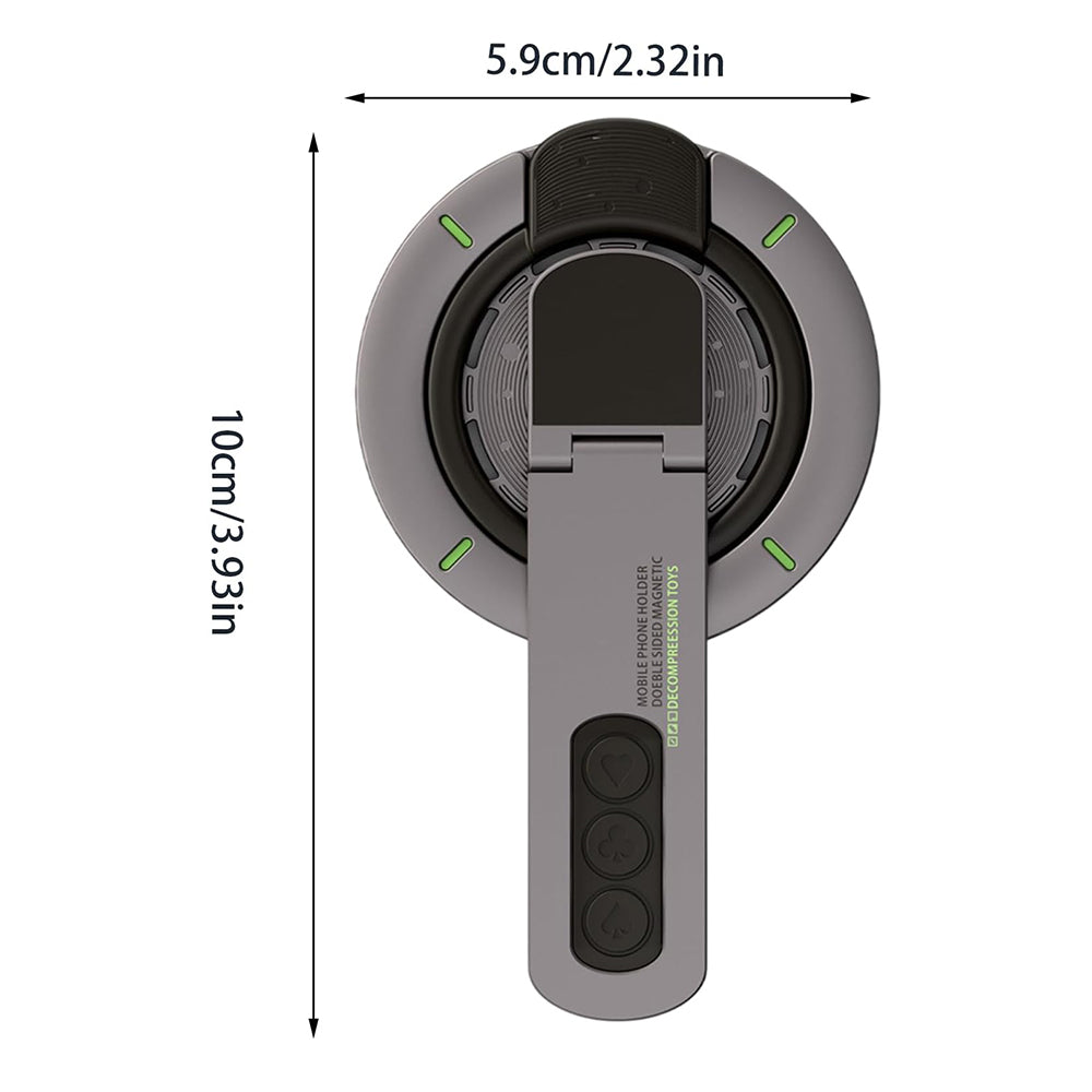 Nosilec prstan Techsuit SB1, Univerzalen, Siv