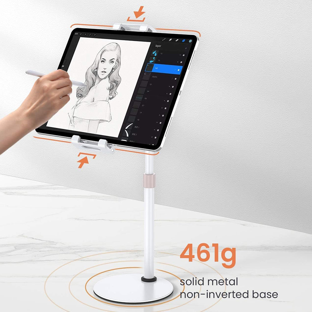 Nosilec za mizo Lisen za telefon / tablico, 4.7inch - 12.9inch, črn YL0420050002