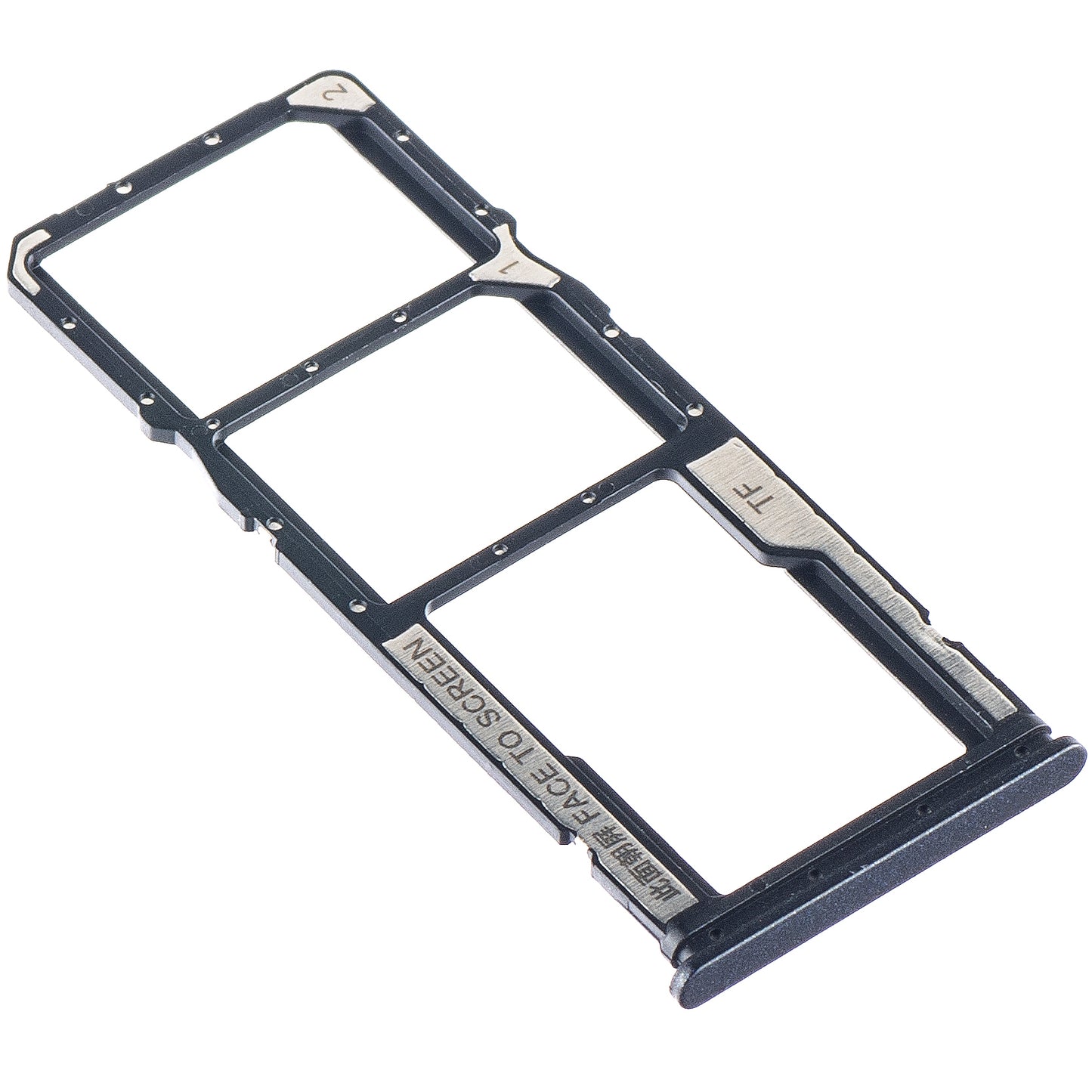 SIM Card Holder - Xiaomi Redmi Note 12, Black (Matte Black)