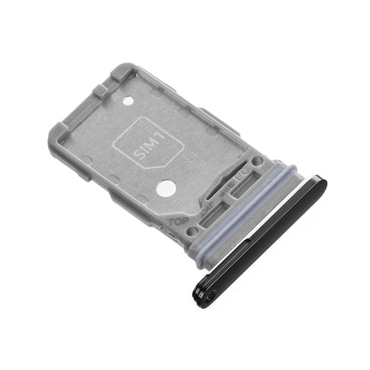Nosilec SIM Samsung Galaxy S21 5G G991 / S21+ 5G G996, Dual SIM, črn