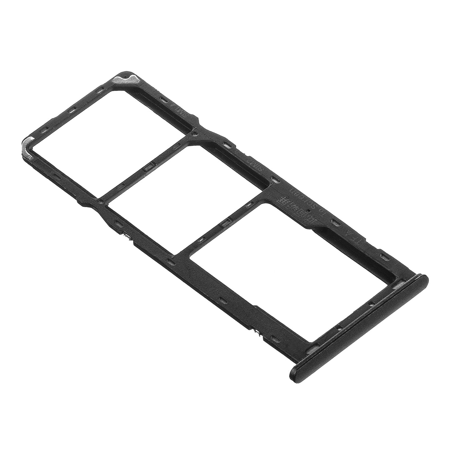 Nosilec SIM kartice Samsung Galaxy A20s A207, Dual SIM, črn