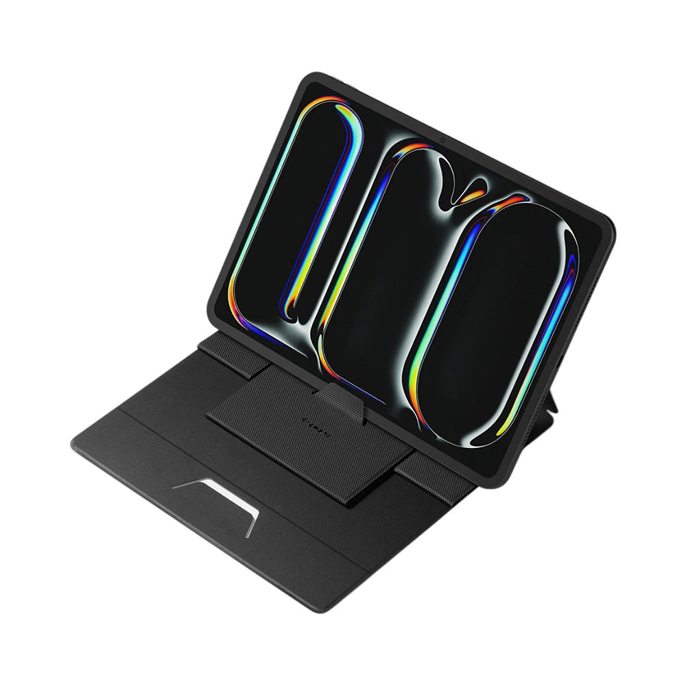 Spigen Slim Fold LD201-S8 nosilec za prenosnike do 16 palcev, črn AMP11117