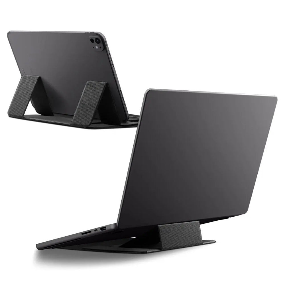 Spigen Slim Fold LD201-S8 nosilec za prenosnike do 16 palcev, črn AMP11117
