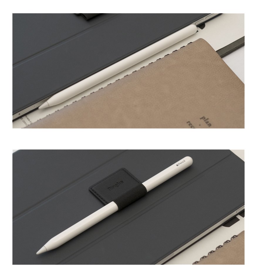 Nosilec za pisalo Touch Pen Ringke, črn