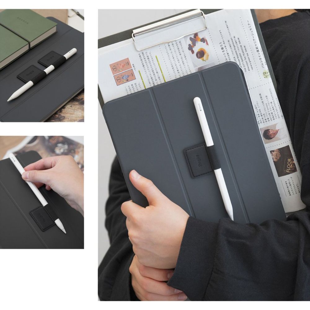 Nosilec za pisalo Touch Pen Ringke, komplet 2 kosa, črn