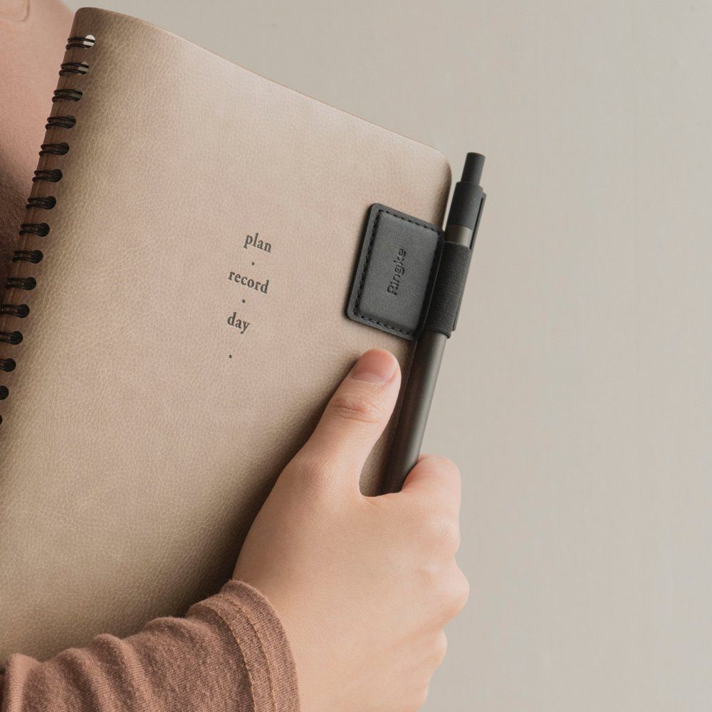 Nosilec za pisalo Touch Pen Ringke, komplet 2 kosa, črn