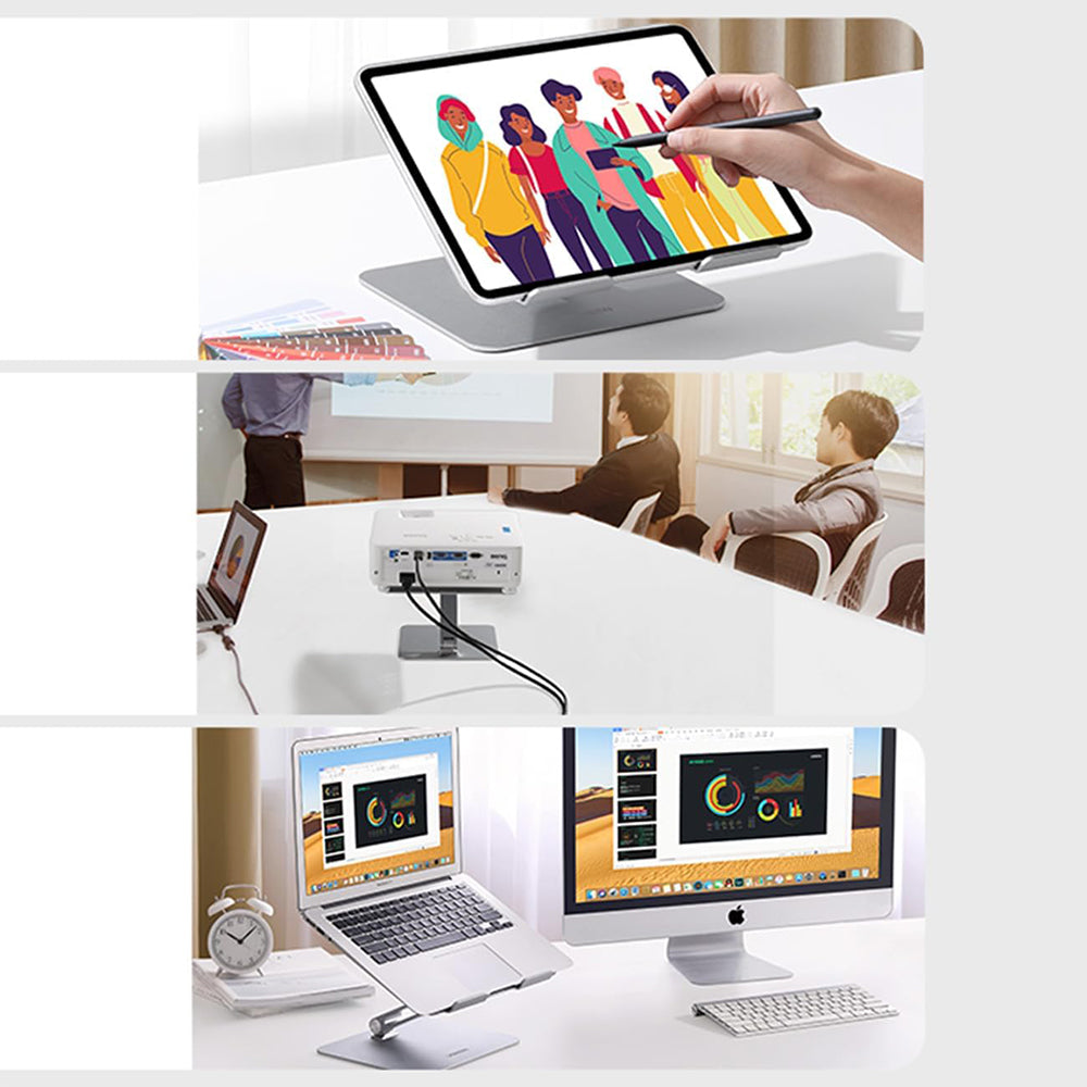 Nosilec UGREEN LP339 (40291) za prenosnike 13inch - 17.3inch, Srebrn.