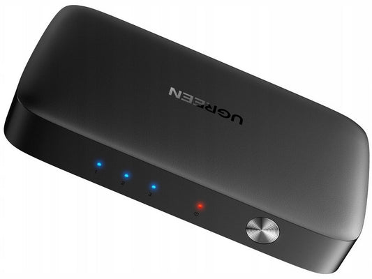 Video stikalo UGREEN CM332, 3 x HDMI - HDMI, črno