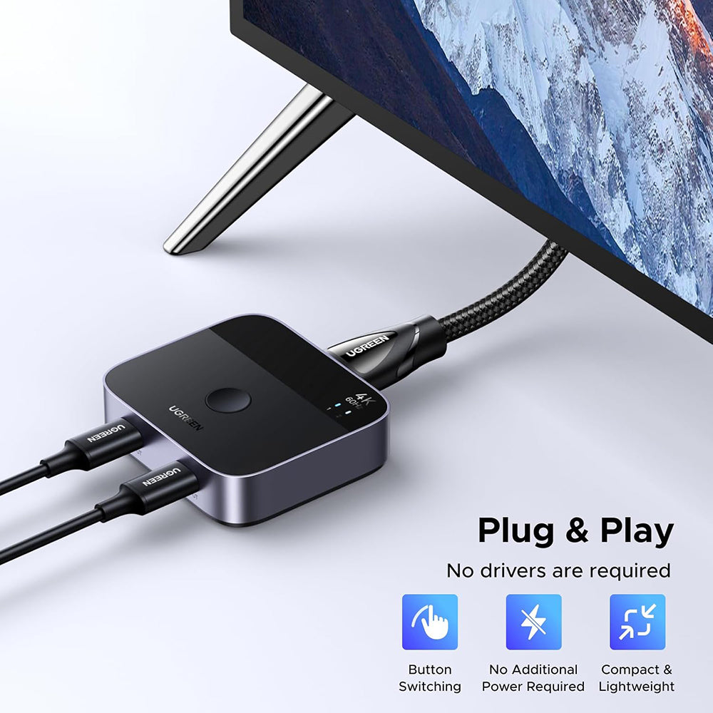 Switch Video USB-C UGREEN AW502 (55451), Siv