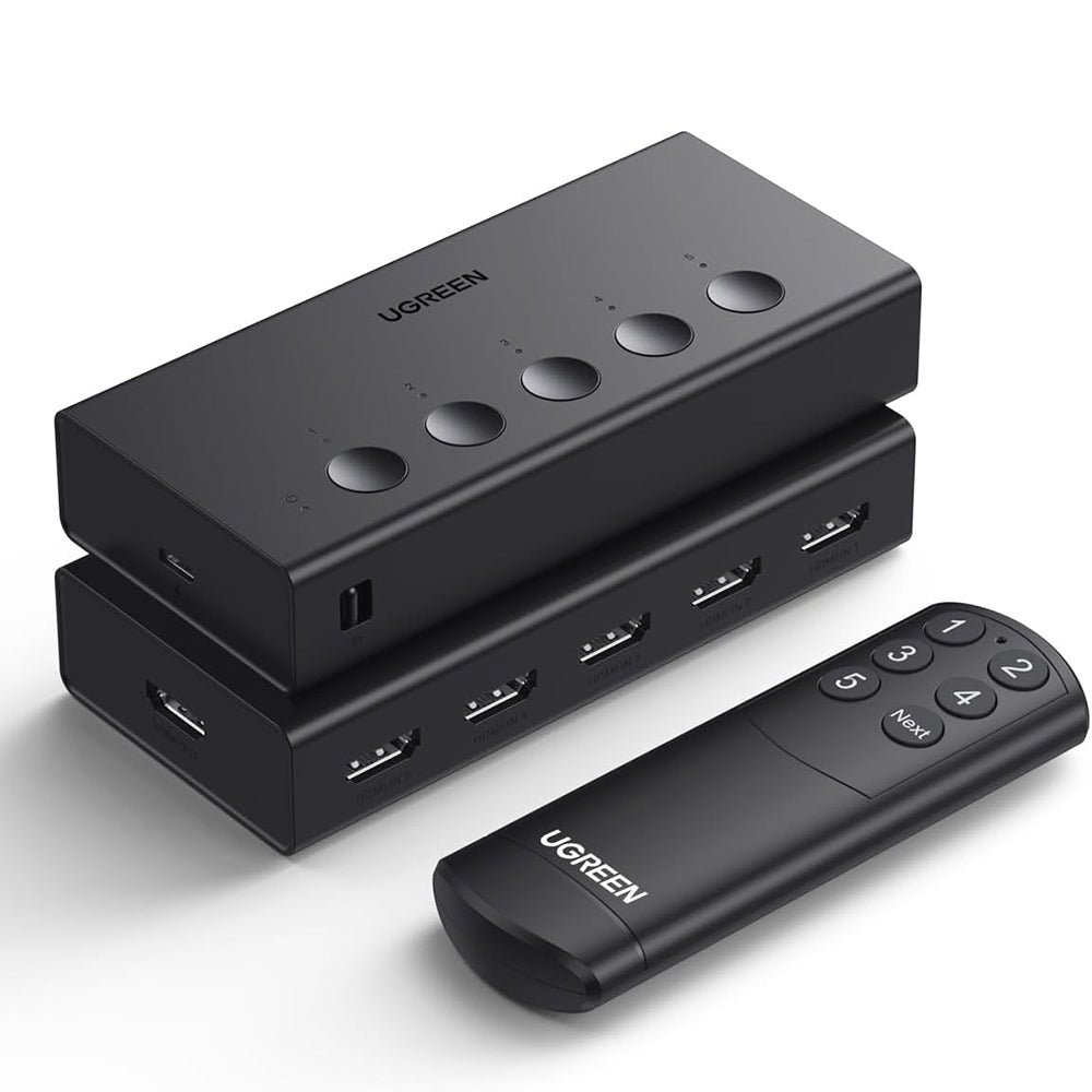 Stikalo za video HDMI UGREEN CM568 (90512), črno