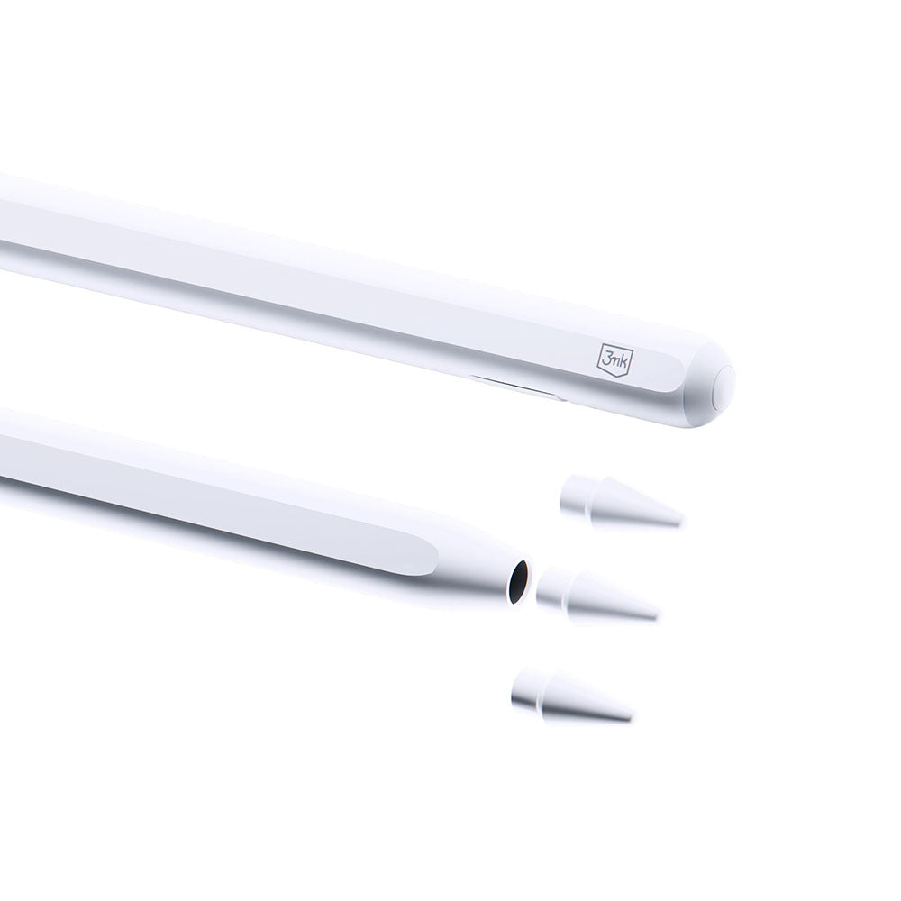 Touch Pen 3MK Wonder za Apple iPad, Aktivna različica, Bel