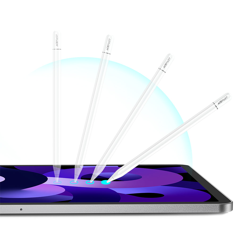 Touch Pen Acefast V3 za iPad, Aktivna različica, Bel