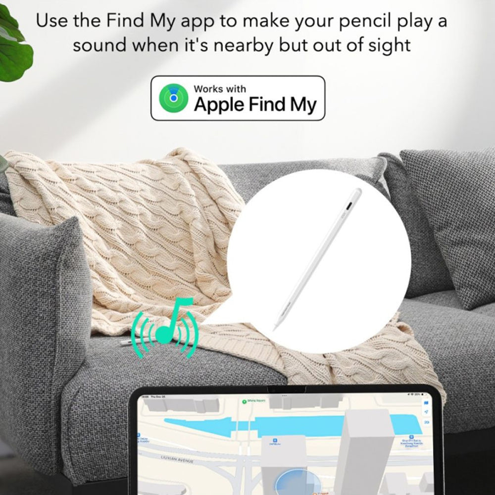 Touch Pen ESR Geo za Apple iPad, Aktivna različica, Bel