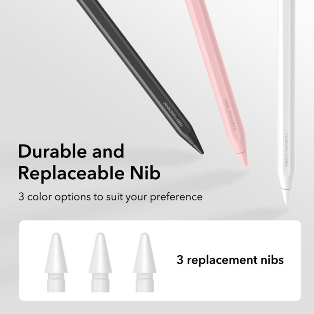 Touch Pen ESR Geo za Apple iPad, Aktivna različica, Bel