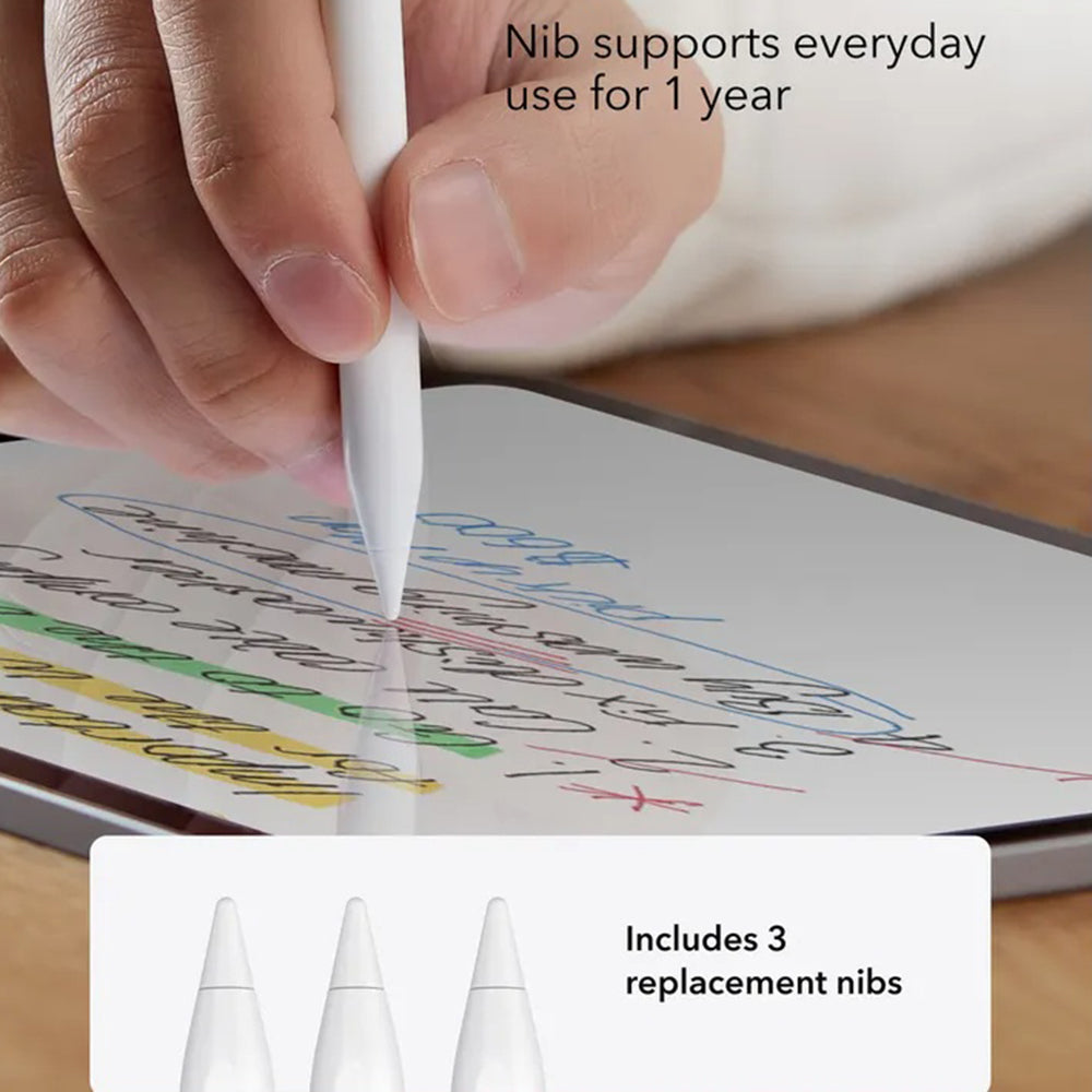 Touch Pen ESR za Apple iPad, Aktivna različica, Bela