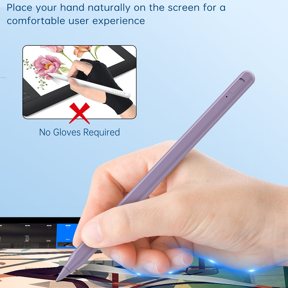 Touch Pen Techsuit AC10SH za Apple iPad, Aktivna različica, Vijolična