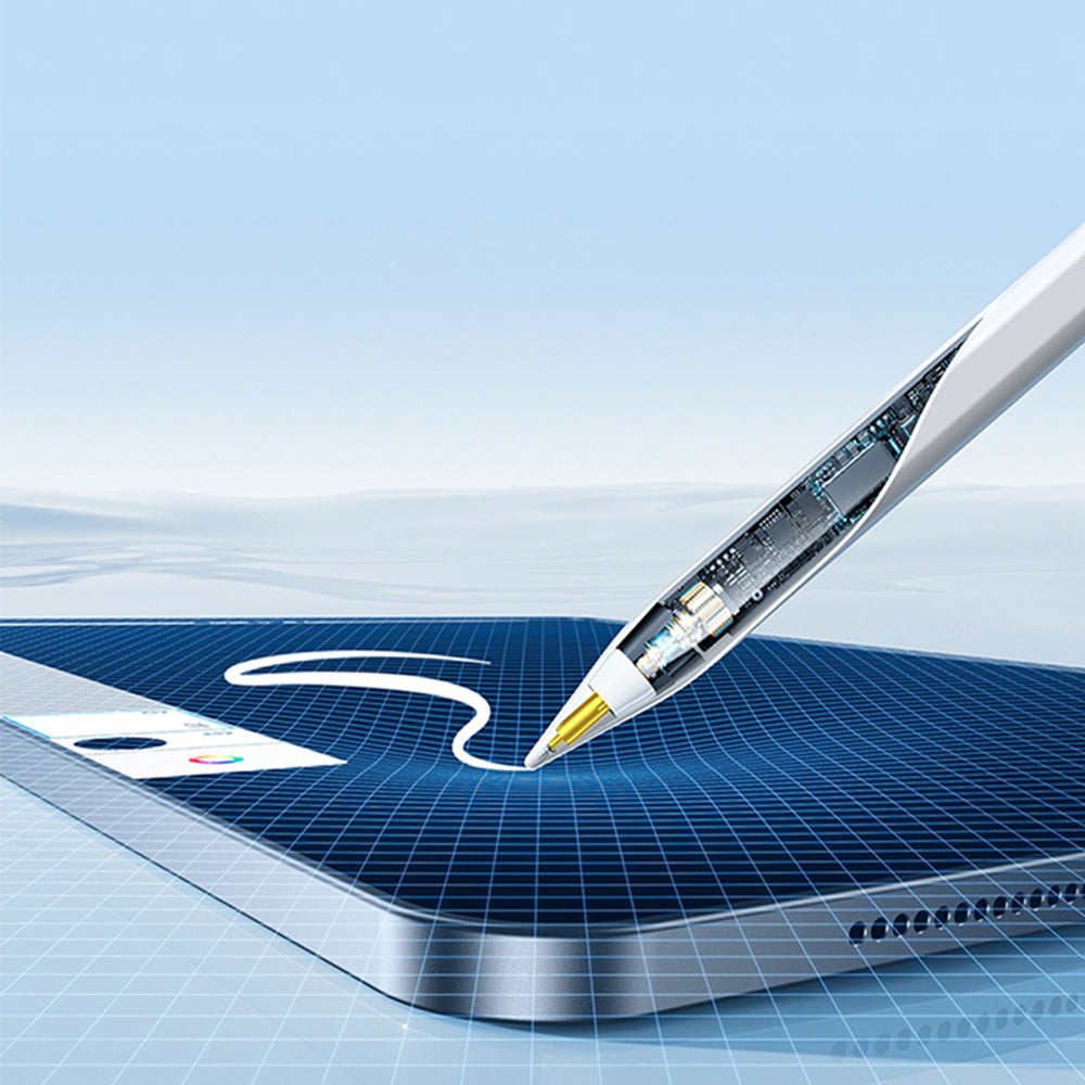 Touch Pen Techsuit AC20-Pro za Apple iPad, Aktivna različica, Bela
