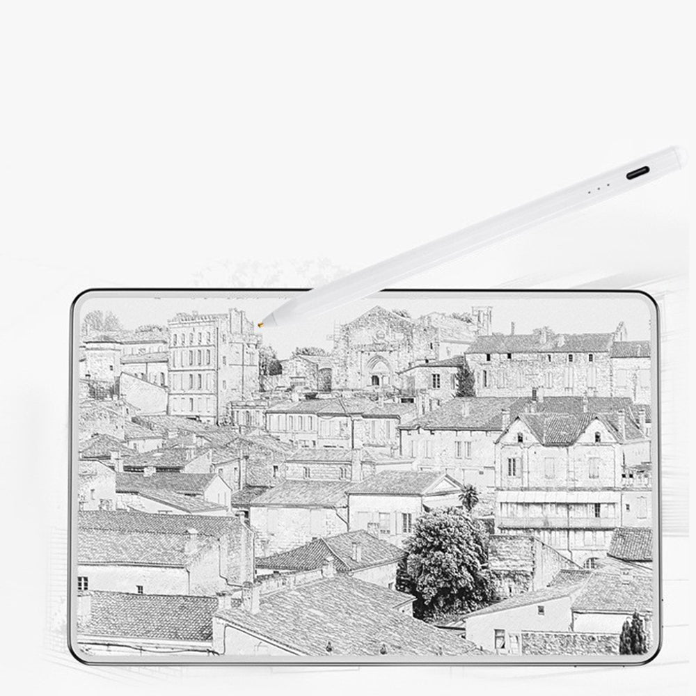 Touch Pen Techsuit S3, Aktivna Različica, Bela