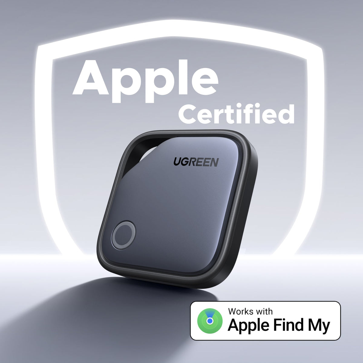 UGREEN SmartTag Pro Smart CM916 (75646P) za iOS / Android serijo, komplet 4 kosi, črna