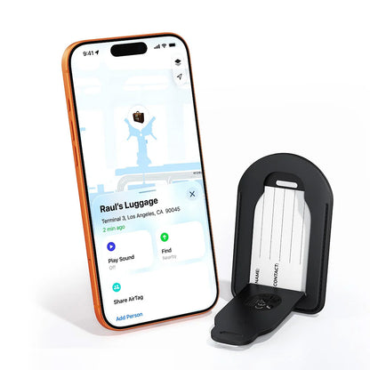 Acefast SmartTag Luggage S5 za serijo iOS, črna
