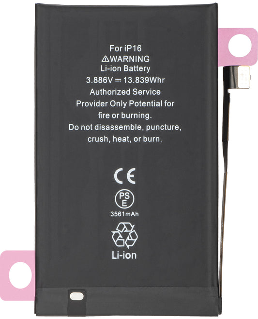 Baterija Apple iPhone 16, Diagnostika